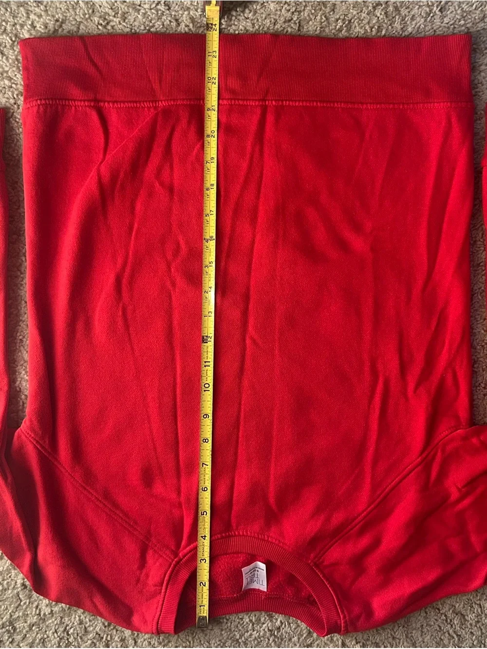 Time and Tru red crewneck sweater - small